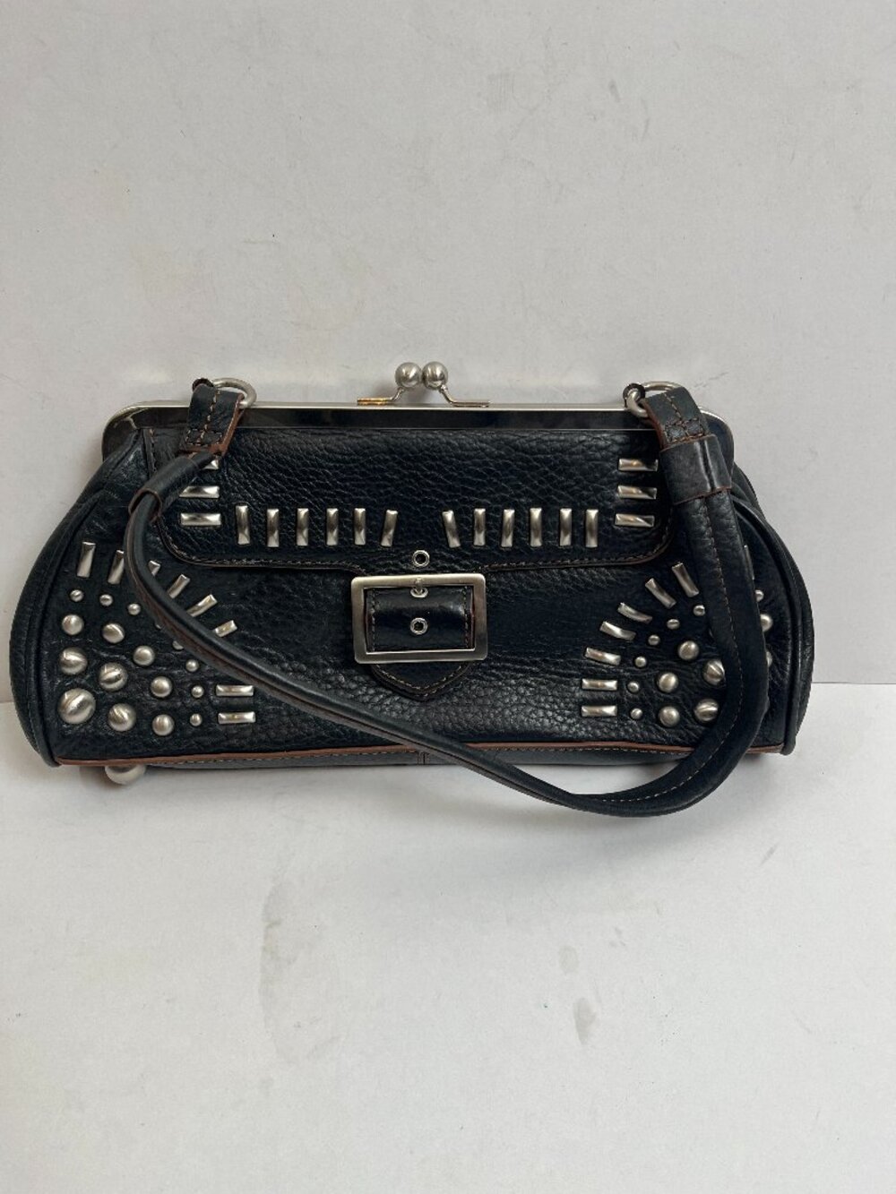 Black Maximum Leather Bag